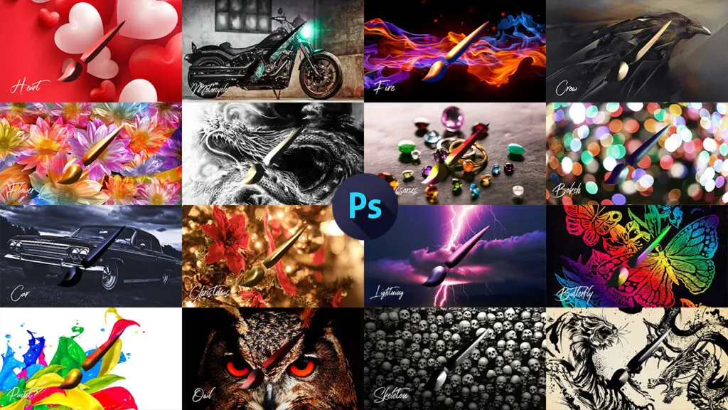 Adobe Photoshop 無料 ブラシ 素材 まとめ