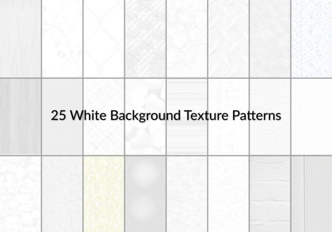 Adobe Photoshop フォトショップ 無料 パターン テクスチャー プリセット ホワイト Free Pattern Preset 25 White Background Texture Patterns