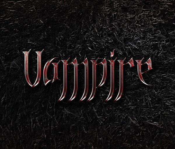 Photoshop Free Text Effect Horror Preset psd フォトショップ 無料 テキストエフェクト プリセット サムネイル デザイン Halloween Vampire Blood 