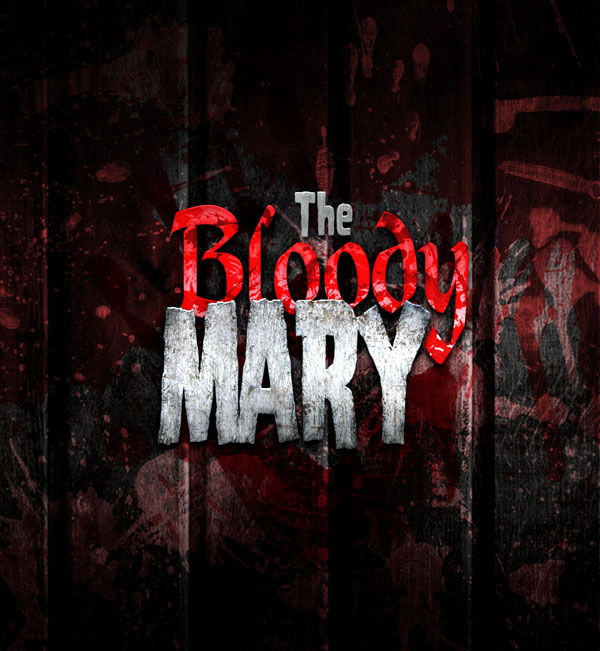 Photoshop Free Text Effect Horror Preset psd フォトショップ 無料 テキストエフェクト プリセット かわいい サムネイル デザイン Bloody Mary