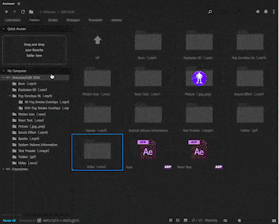 Adobe Premiere Pro After Effects Free Plugin AEViewer 無料 プラグイン フォルダ 管理