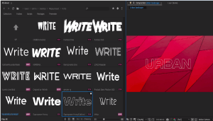 Adobe Premiere Pro After Effects Free Plugin AEViewer 無料 プラグイン Font preview