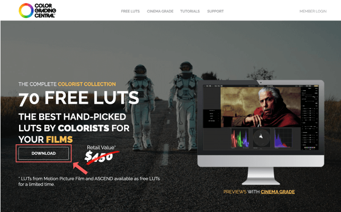 Lut 無料 ダウンロード 高品質 70 FREE LUTS Color Grading Central Site
