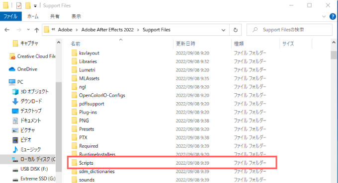 Adobe After Effects Free Script Nisai KanaSmallize 無料 スクリプト 文字種類 サイズ変更 インストール スクリプト ファイル jsxbin Scripts