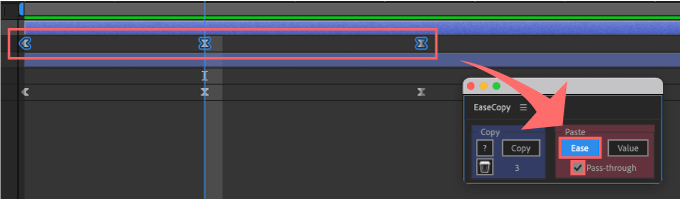 Adobe After Effects Free Script Ease Copy Pass-through ON  イージング コピペ