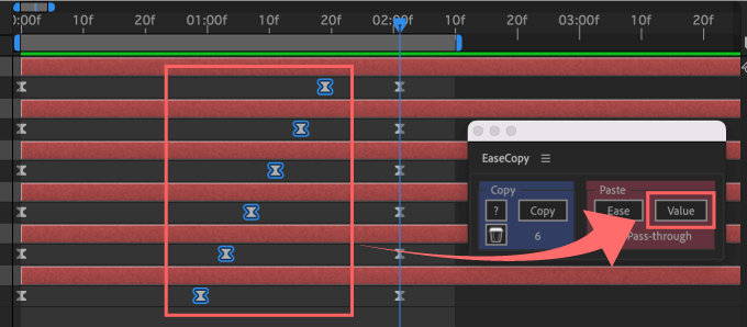 Adobe After Effects Free Script Ease Copy 無料 キーフレーム コピー Value 機能 使い方 