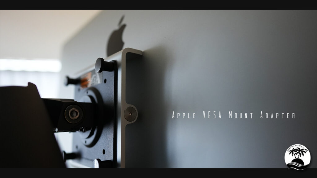 Apple VESA Mount Adapter LED Cinema Display monitor モニターアーム 取り付け 方法