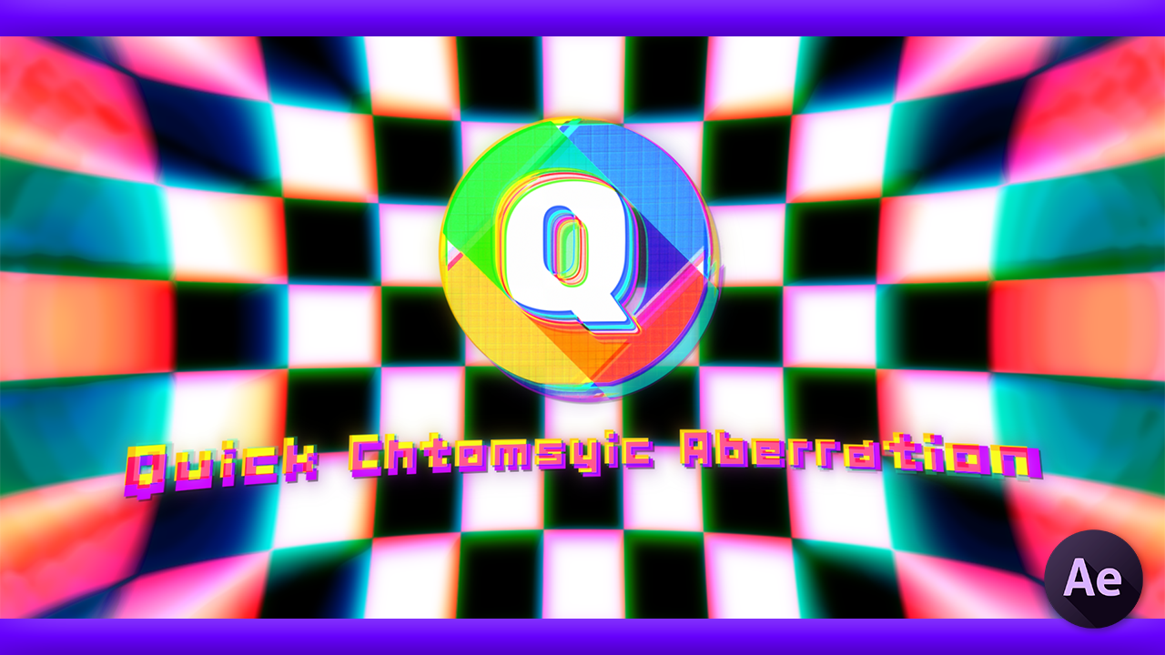 【After Effects】色収差を簡単に追加・調整できる無料プラグイン『Quick Chromatic Aberration 3』を紹介