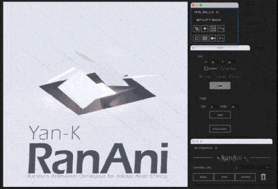 After Effects 無料 スクリプト RanAni Utility Box Grid