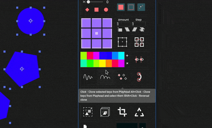 Adobe After Effects Motion Tools Collect Colors Palette 使い方 カラー 削除 方法