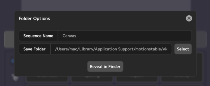 Adobe After Effects Motion4 Canvas Option Menu Change folder export 使い方 設定