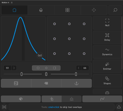 After Effects Motion4 Settings Panel Scaling 機能 使い方 設定 100%