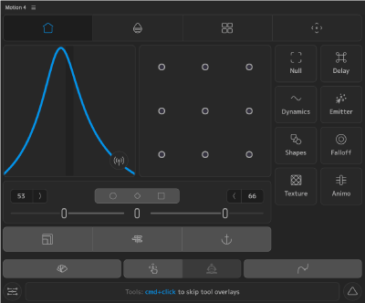 Adobe After Effects Motion4 機能 使い方 設定 Settings Search Field Type Scroll