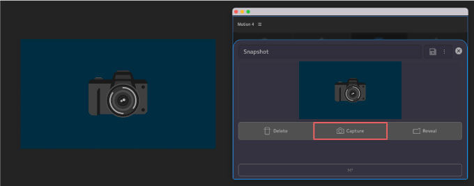 Adobe After Effects Motion4 Snapshot Capture 機能 使い方