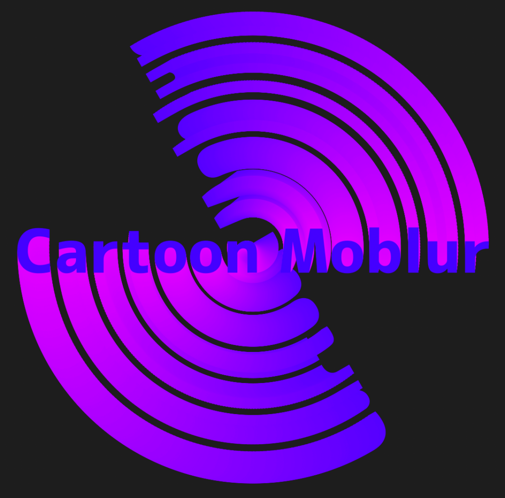 Adobe After Effects プラグイン Cartoon Moblur 機能 使い方 Fill Mode Gradient 設定