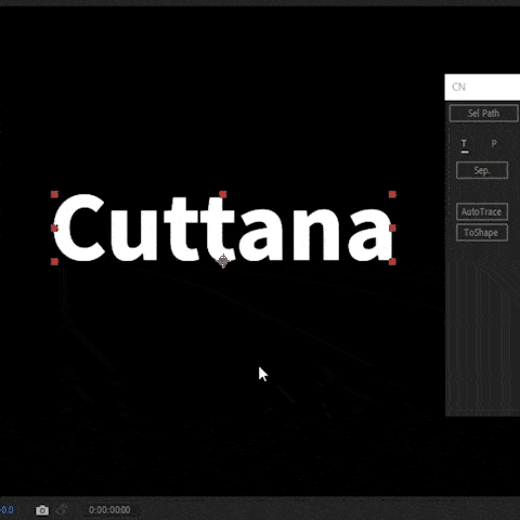 After Effects Premiere Pro おすすめ スクリプト CuttanaNir2 便利 文字 分解