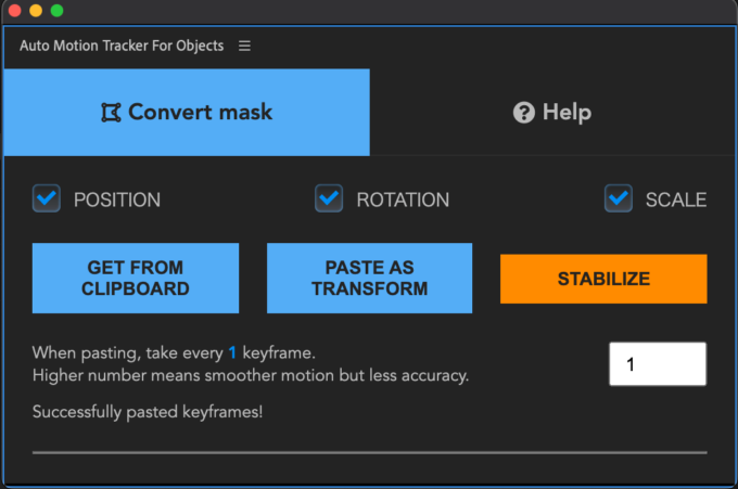 Adobe Premiere Pro Auto Motion Tracker For Objects ツールパネル