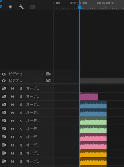 Adobe Premiere Pro エクステンション Tsumiki 設定 Audio