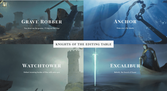 Adobe Premiere Pro Knights of the Editing Table Watchtower Excalibur