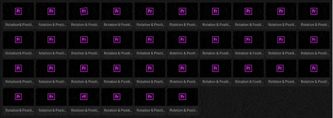 Adobe Premiere Pro Motion Presets for Premiere Pro 便利 おすすめ プリセット Rotation & Position