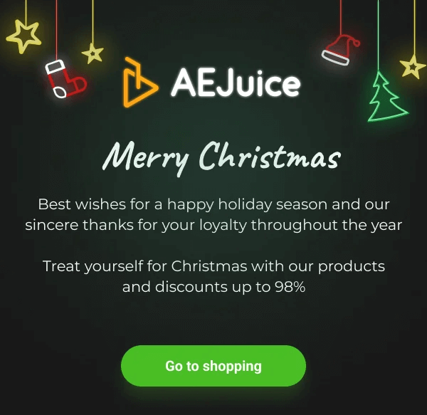 AE Juice Christmas Sale I Want It All Bundle Lifetime