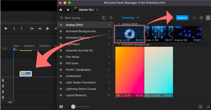 AE Juice 使い方 Premiere Pro 無料 プリセット 適用 方法