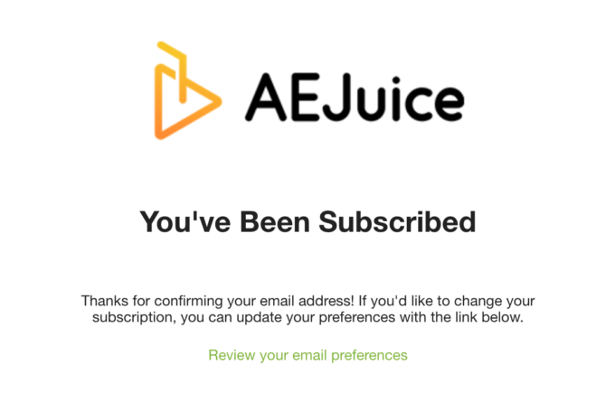 AE Juice セール バーゲン 情報 ニュースレター メール 登録 方法