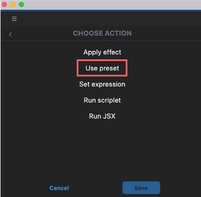 AEJuice ToolBar 無料 エクステンション ボタン 設定 Use preset