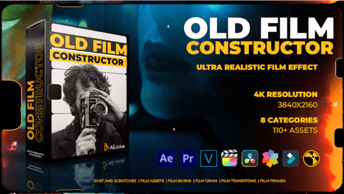 After Effects AEJuice I Want It All Bundle Lifetime Old Film Constructor