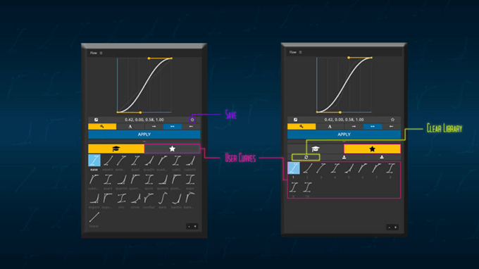 After Effects Flow 使い方 プリセット カギマーク キーフレーム 適用