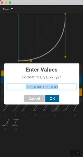 After Effects Flow 使い方 Read Value グラフ値