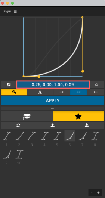 After Effects Flow 使い方 Read Value グラフ値