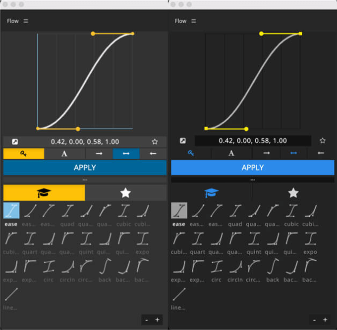 Adobe After Effects Flow 使い方 Preferences Appearance Flow Theme