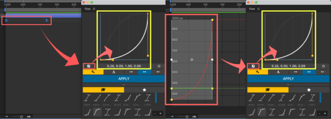 After Effects Flow 使い方　Read Value グラフ値 読み込み