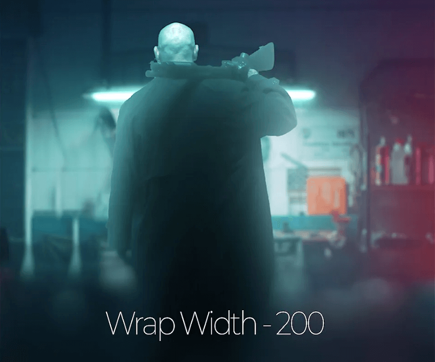 Adobe After Effects 無料 フリー プラグイン Light Wrap 使い方 Wrap Width 200