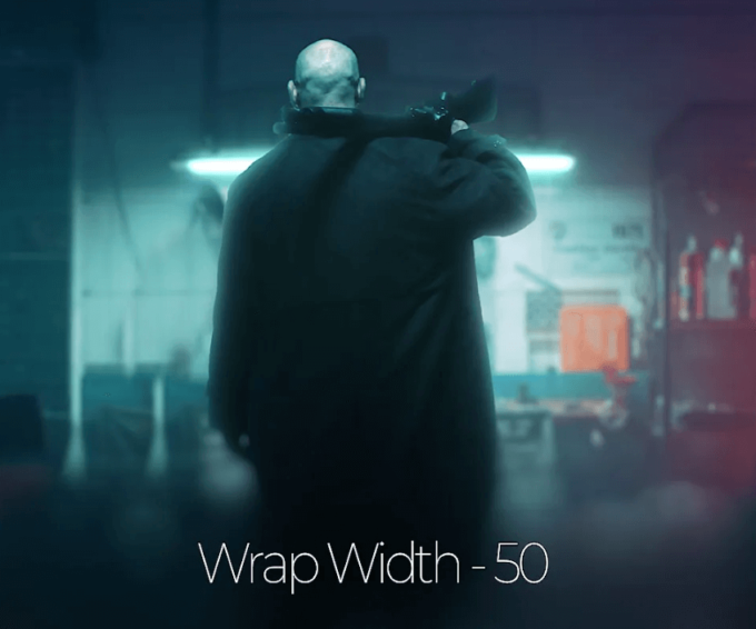 Adobe After Effects 無料 フリー プラグイン Light Wrap 使い方 Wrap Width 50