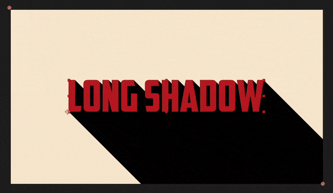 After Effects 無料 プリセット Long Shadow グラデーション