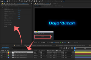 dojo glitch after effects free download