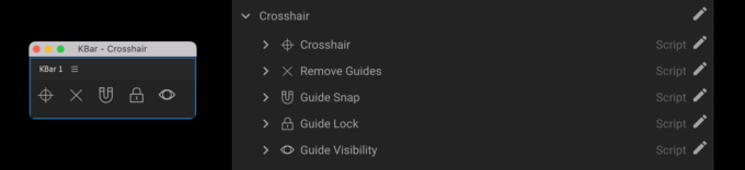 Adobe After Effects 無料 スクリプト Crosshair KBar ツールバー