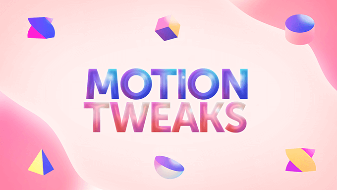 After Effects Motion Tweaks