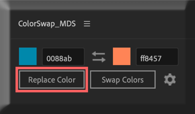After Effects スクリプト ColorSwap 機能 使い方 Search and Replace