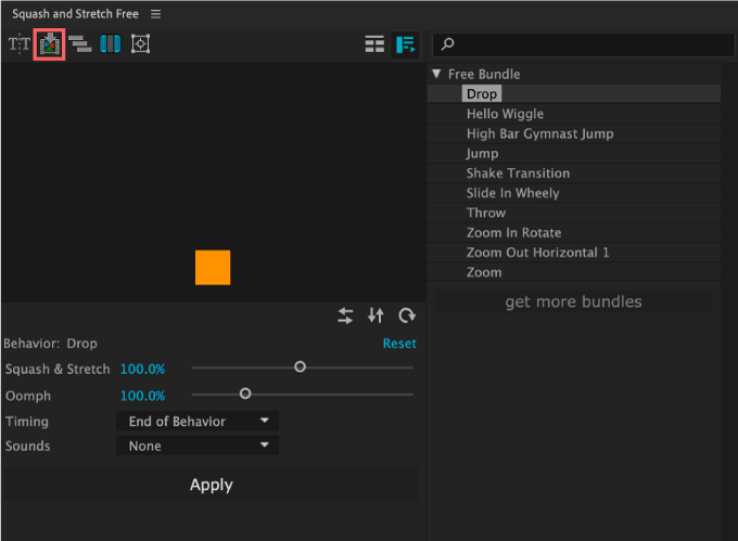 Adobe After Effects エクステンション Squash & Stretch Precompose & Crop 使い方