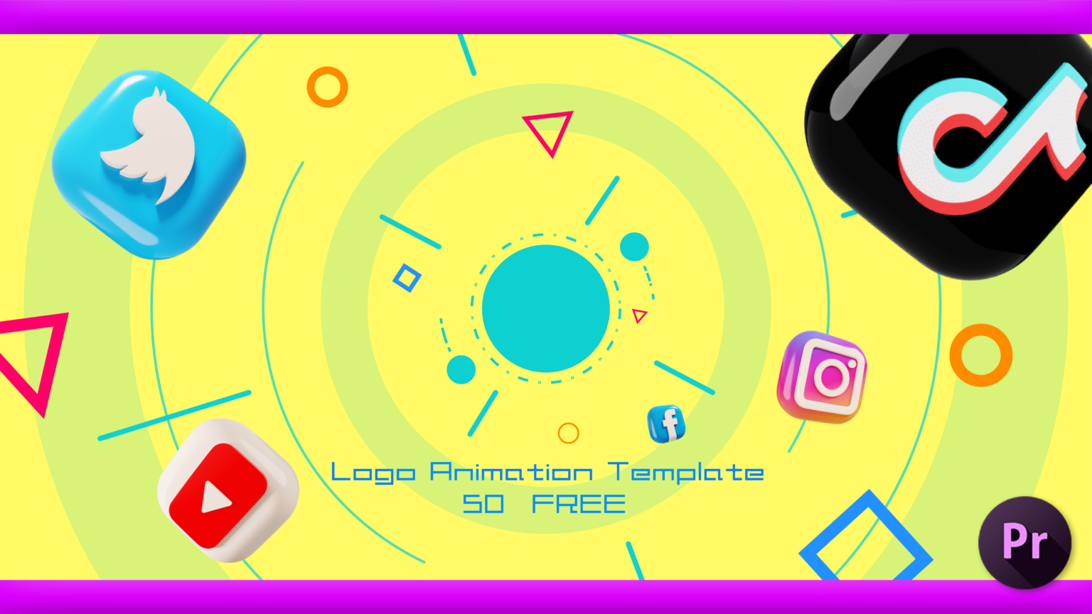 【Premiere Pro（プレミア）】無料で使える50種類のロゴアニメーションテンプレートを紹介!! After Effectsと