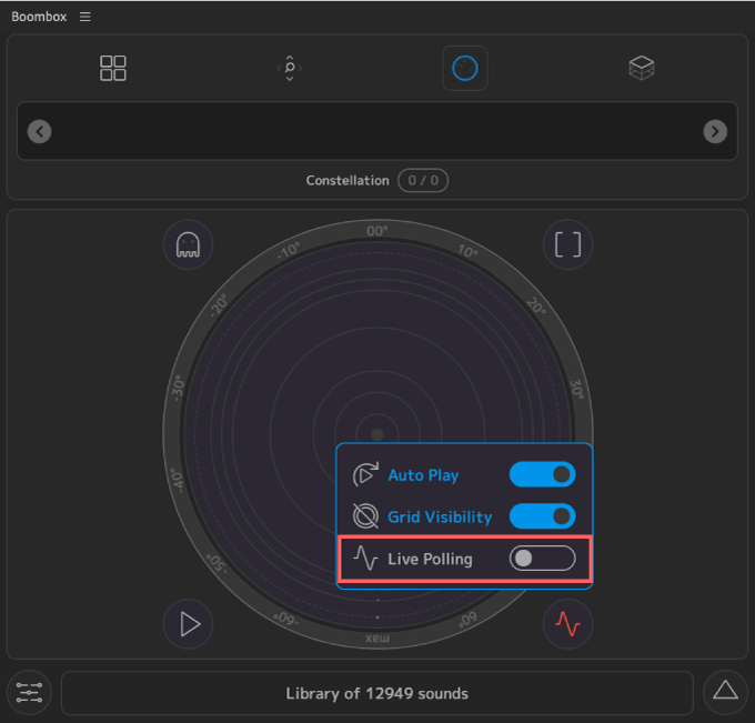 Boombox Live Editor 設定 Live Polling