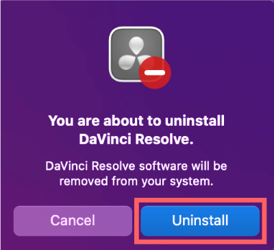 DaVinci Resolve アンインストール 方法 手順