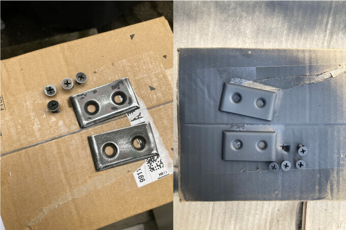 ジムニー Jimny JA11 JA12 JA22 JB32 ドアストッパー ボルト 固定具 塗装