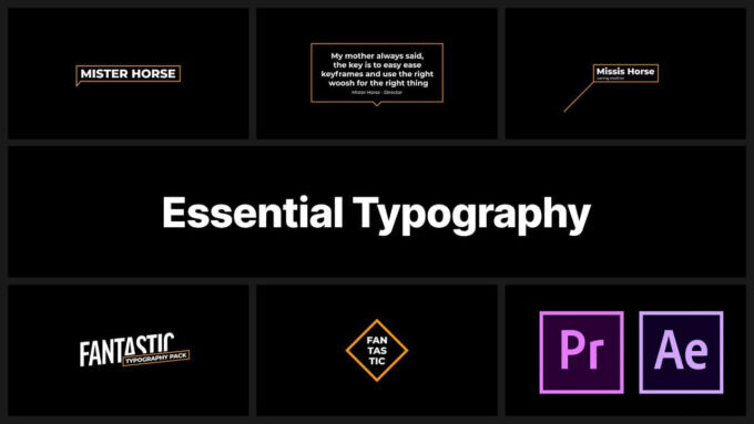 Premiere Composer Animation Composer Essential Typography追加 プラグイン