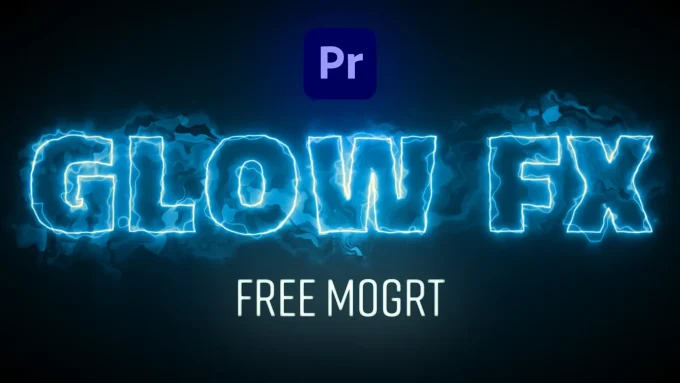 Premiere Pro Customizable GLOW EFFECT Template 無料 Saber