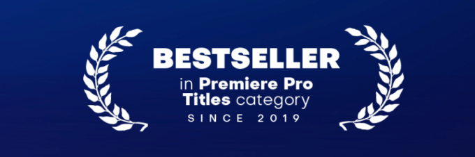 Premiere Pro Title Category Bestseller