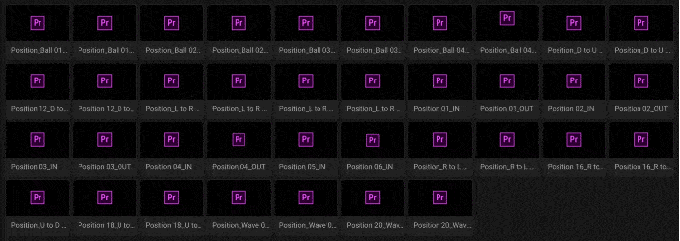 Adobe Premiere Pro Motion Presets for Premiere Pro 便利 おすすめ プリセット Position